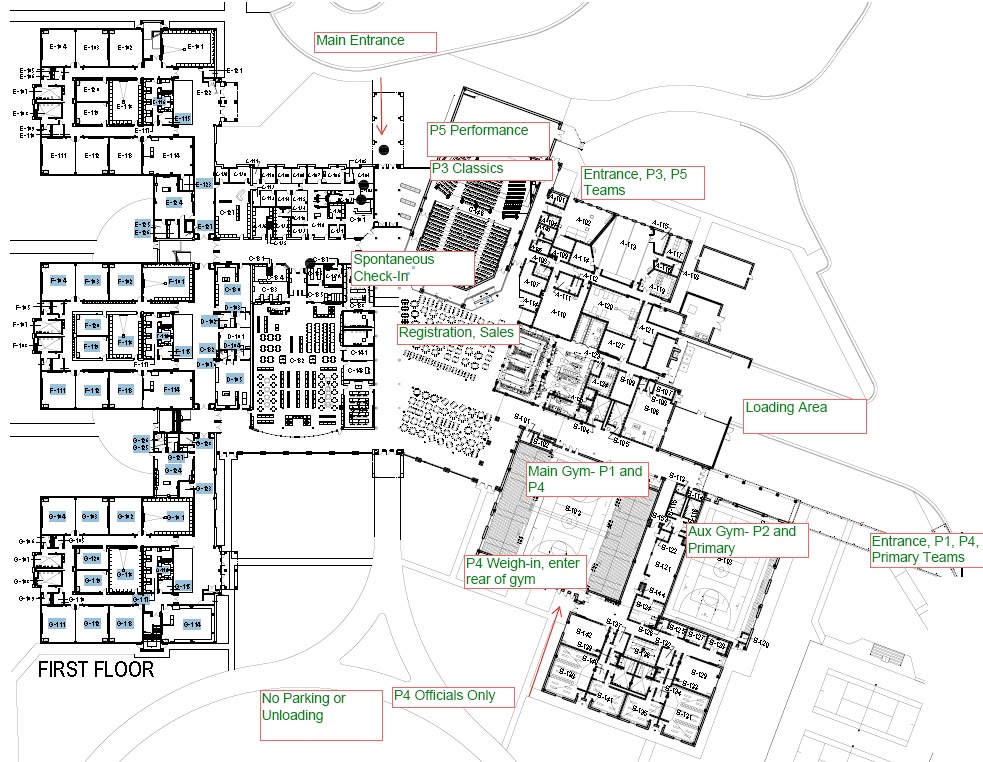 Colbert Jr. High Map NCOM Central Region Tournament